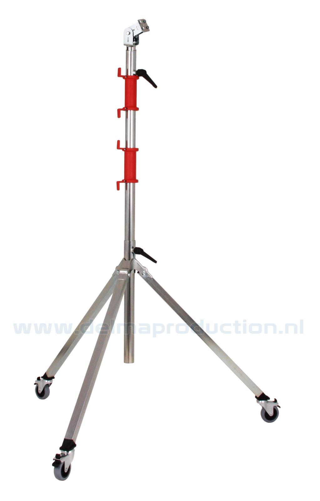 Tripod worklight stand 3-part, mobile, quick release system