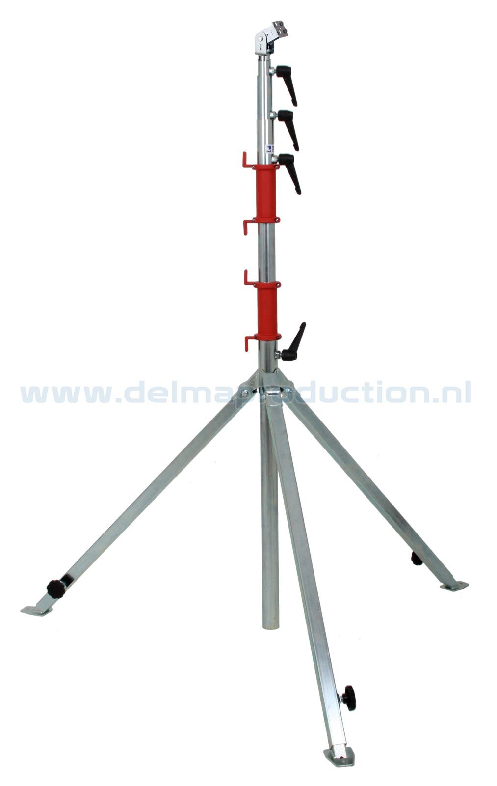 goedkeuren module Ter ere van Bouwlamp statief 5-delig, instelbaar onderstel, Quick Release systeem -  Quick release systeem universeel (en OPUS) (type -07) - Delma Production