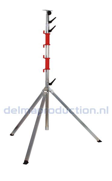 Tripod worklight stand 4-part, quick release long strip 