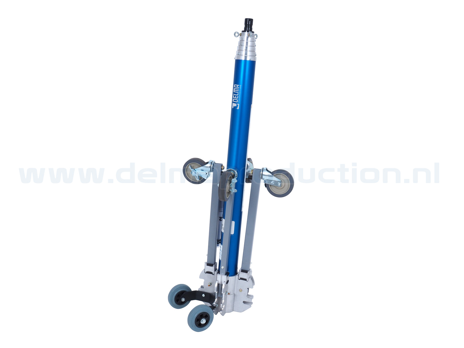 Platenlift pneumatisch 5,6 m met plateau + vertikaal (9)