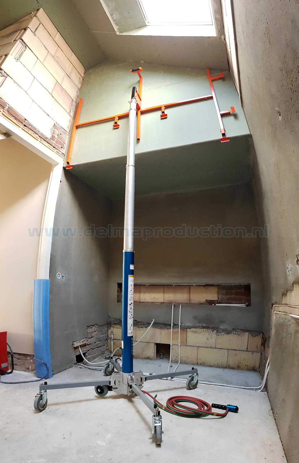 Drywall Panel Lift pneumatic 5.6 m (4)