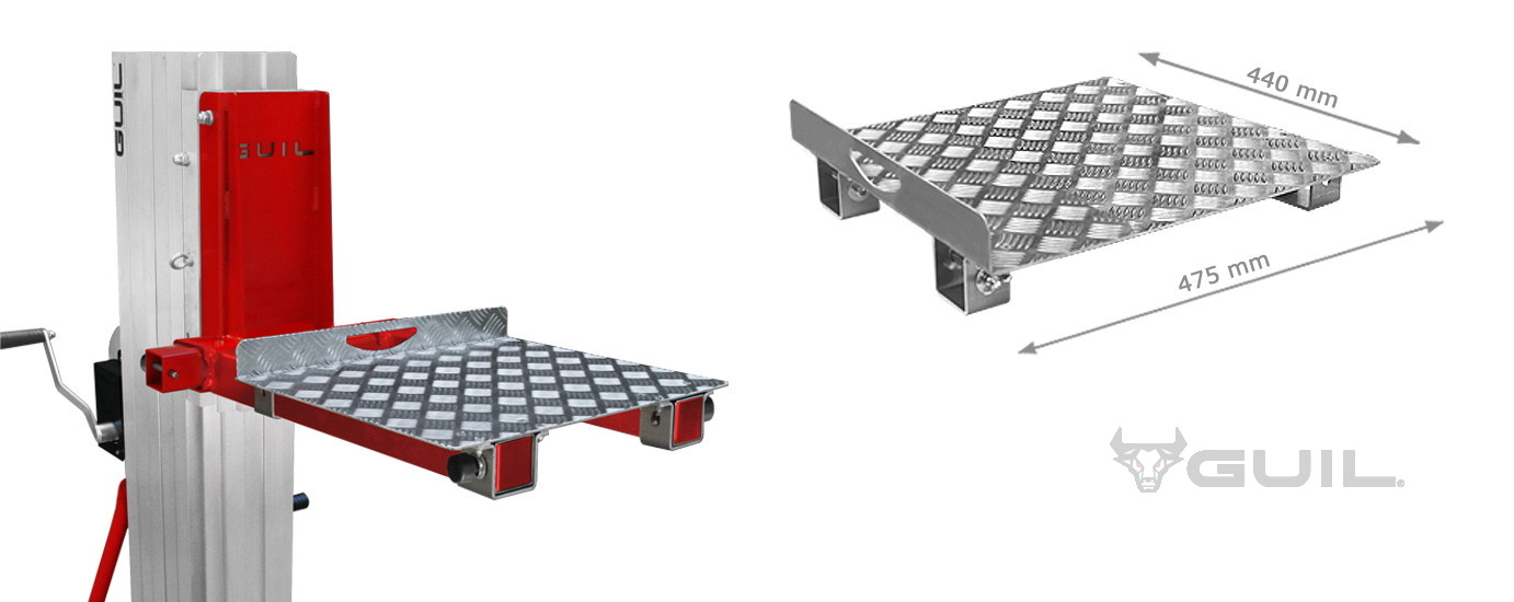 Aluminium platform kort TORO A, B, C en D (2)