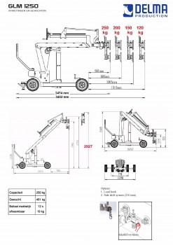 GLM1250_afmetingen_gewichten